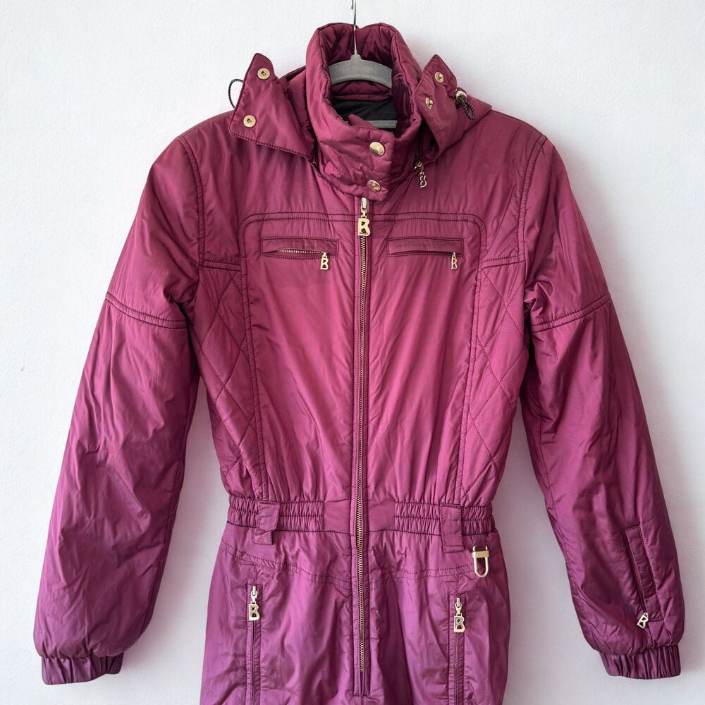 Vtg 90s BOGNER by Goan Thylmann One-Piece Ski Suit | Purple | Style #4359 | Sz 4